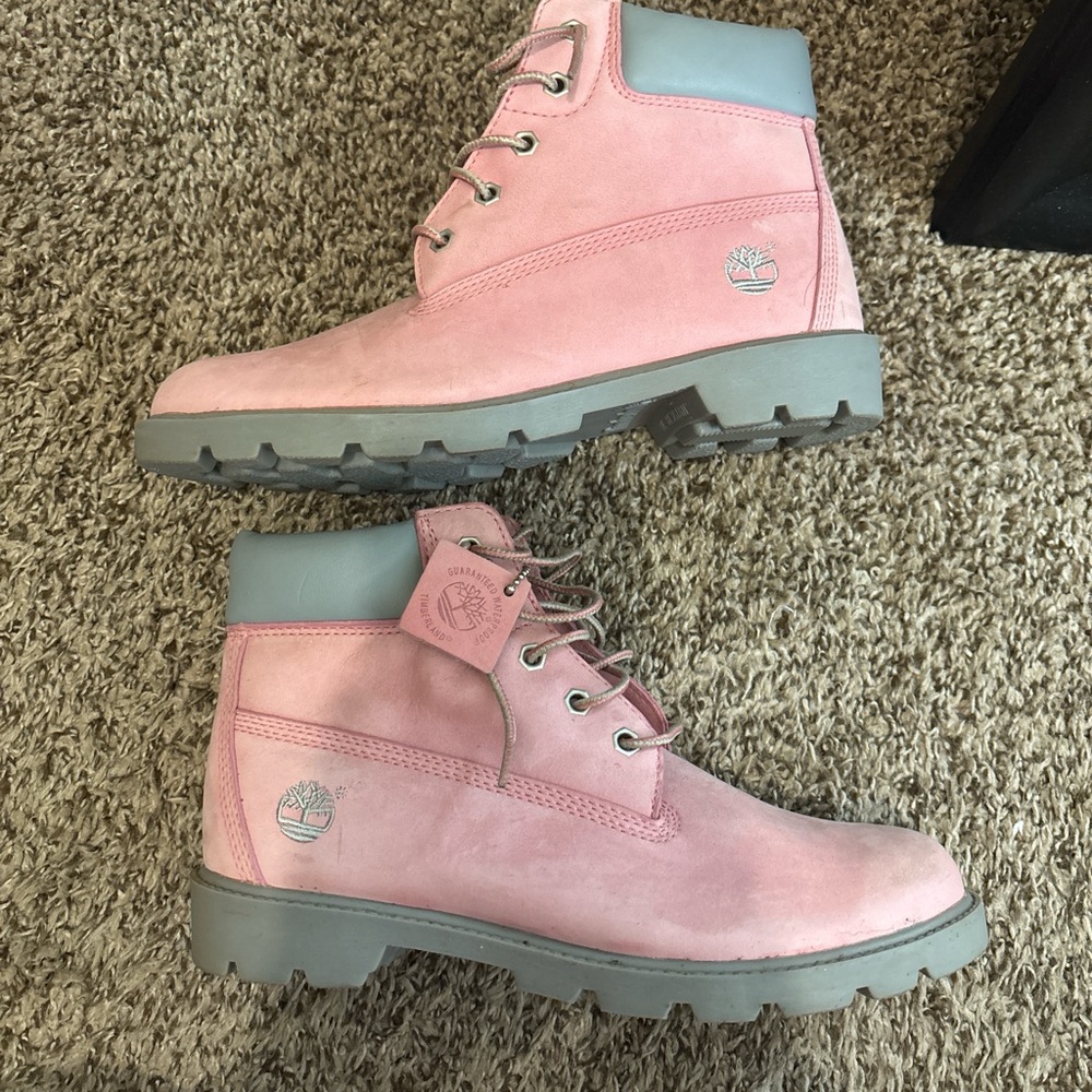 Pink timberlands